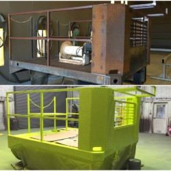 Commercial equipment painted by Diamond C Sandblasting & Painting